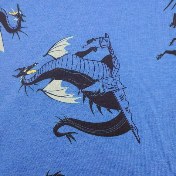 Maleficent Dragon All Over Shirt Multiple Sizes - Picture 2 of 7